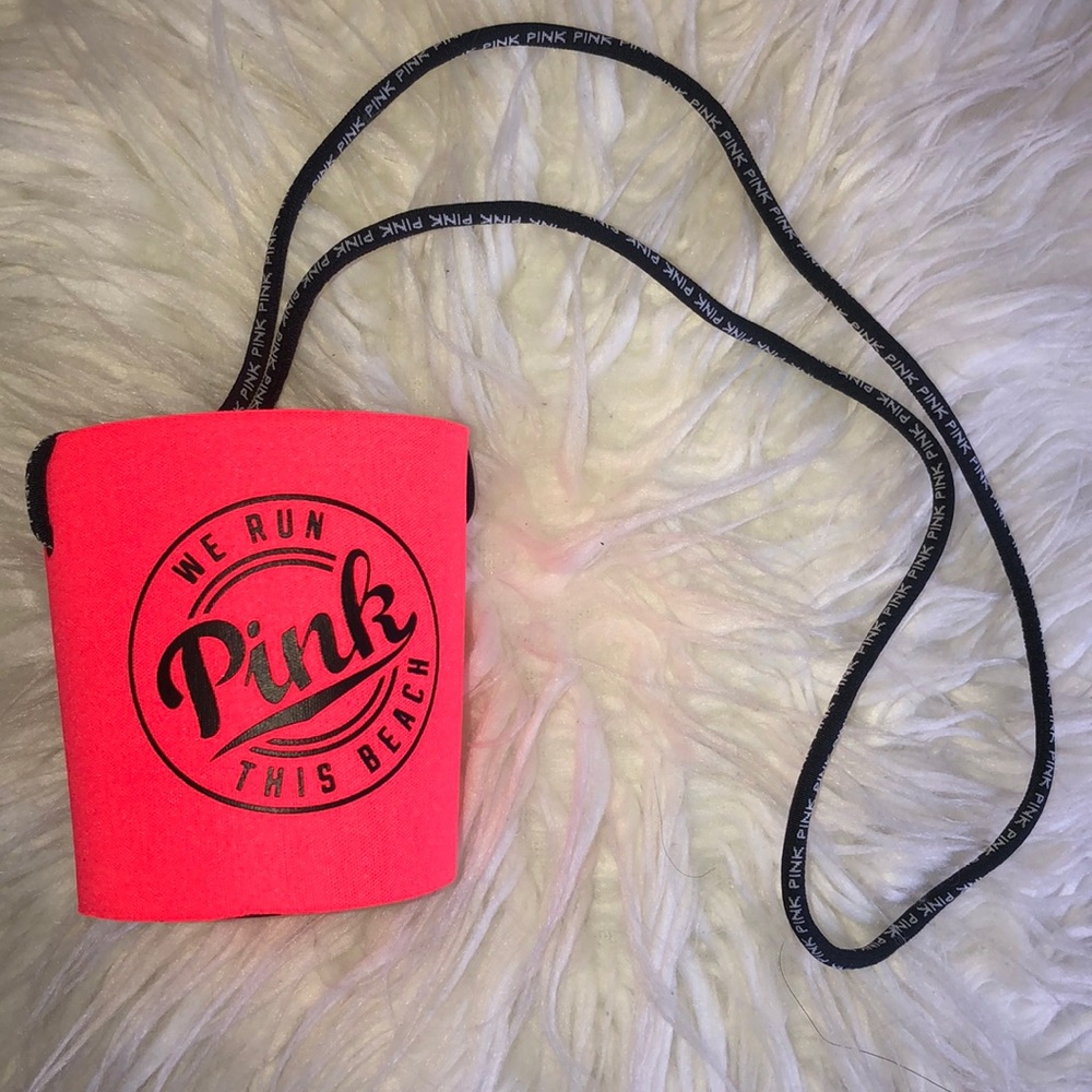 Victoria Secret Neón Pink bottle holder